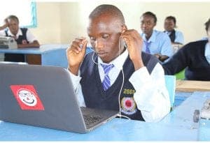 student using ict 300x205