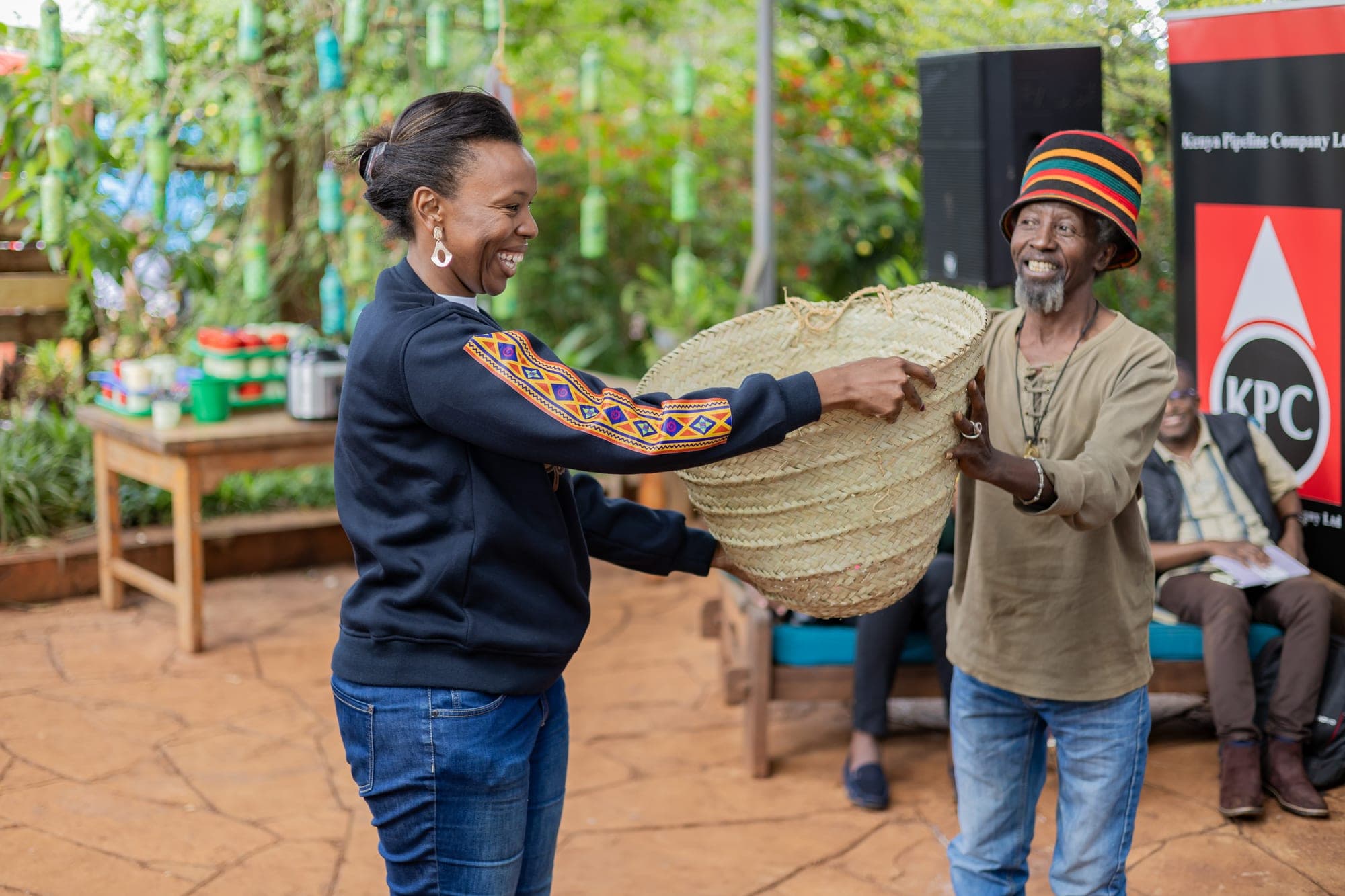 Sanaa @ Mlango Farm with KPC